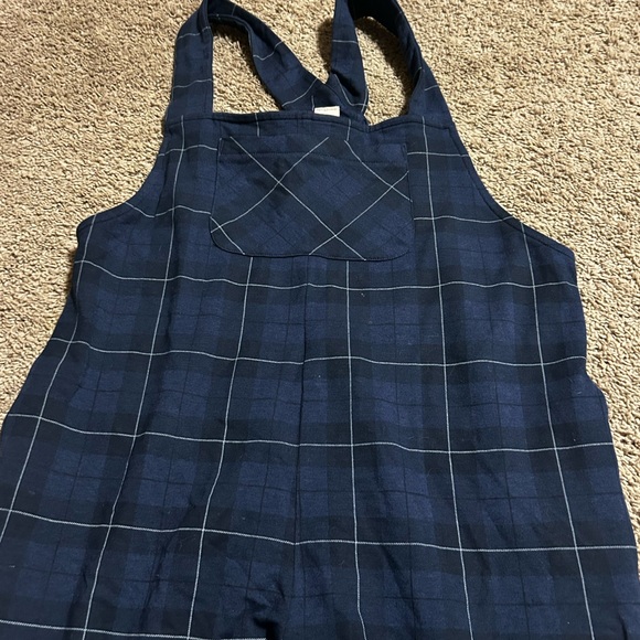 Smash + Tess Navy Checkered Romperall size medium - Picture 3 of 7